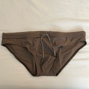 D&G forest or sage green swim briefs